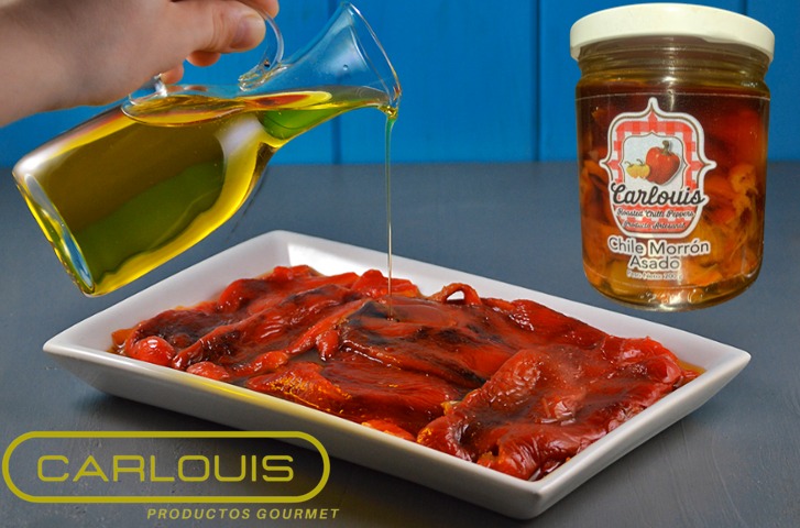 Chile morrón asado